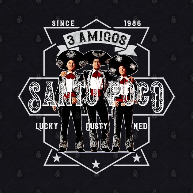 Three Amigos label by Alema Art